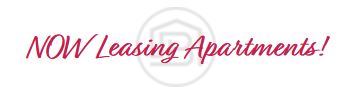 now leasing apartments